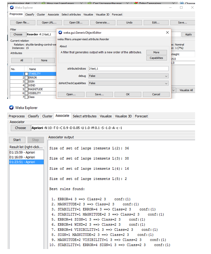 Data attributes Reordering